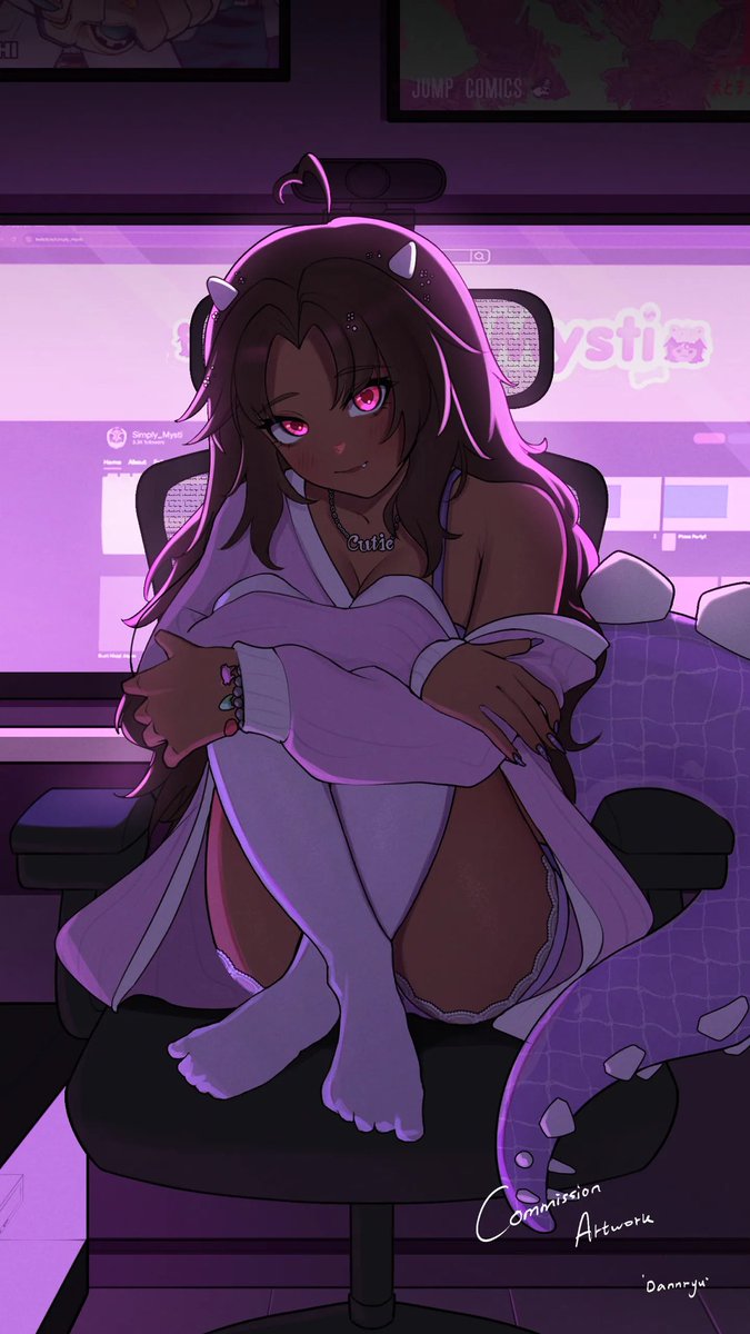 Mysti ♡ Comfort VTuber 💜🦕 tweet media