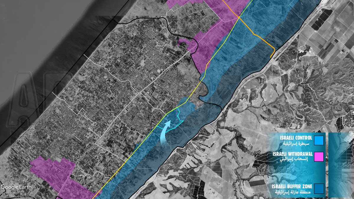 #تحديث الوضع الميداني في قطاع غزة ليوم 23.3:

-أعمال تجريف شمال القطاع
-استمرار العمل على الحاجز الترابي وسط القطاع.

لمشاهدة التحديث بشكل أفضل : soaratlas.com/draw/2808