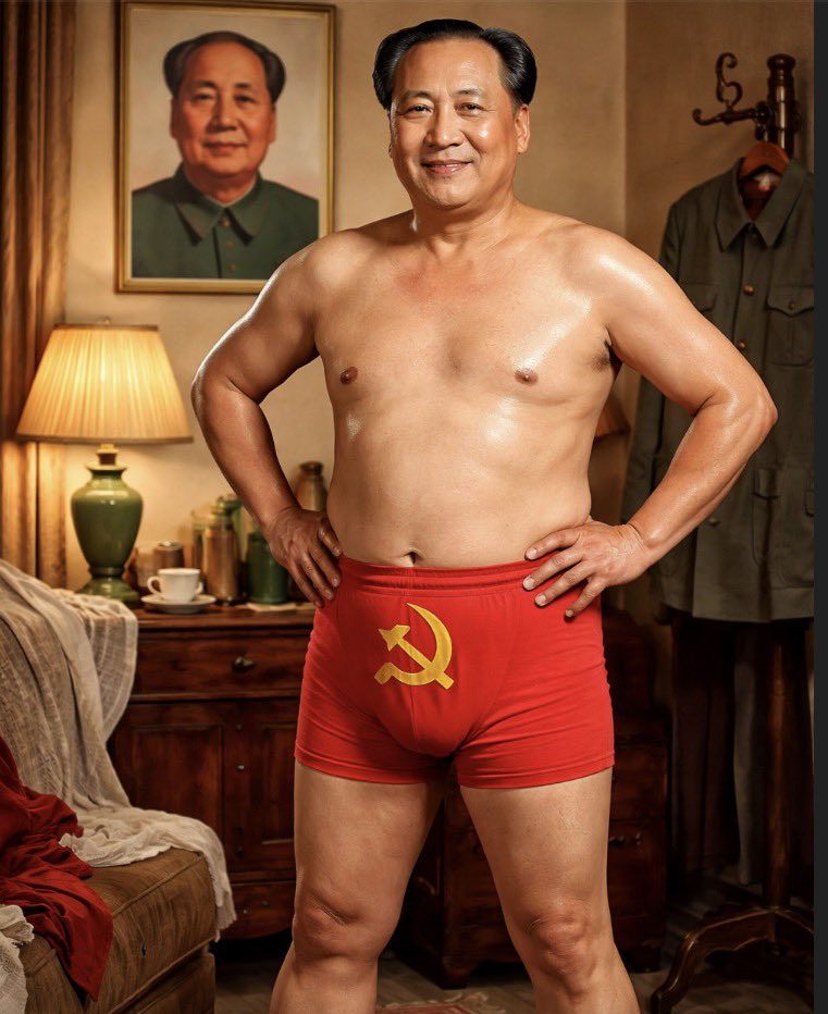 Adi_IIMCIAN's tweet photo. @Terenceshen @grok failed to do such a wild thing, but ChatGPT does it as usual.

Mr. Mao with favourite colours https://t.co/aRgcmQo4Ig