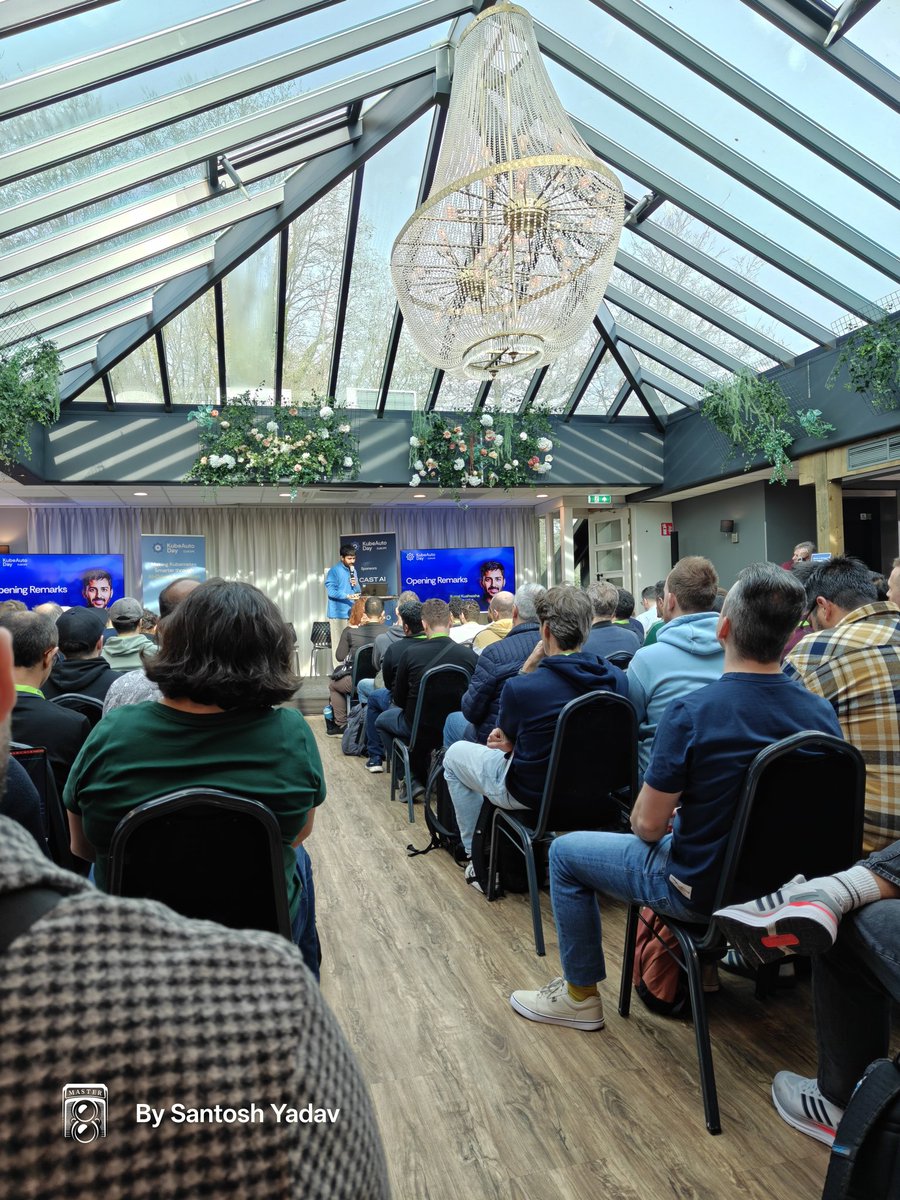 Santosh Yadav @kubecon tweet media