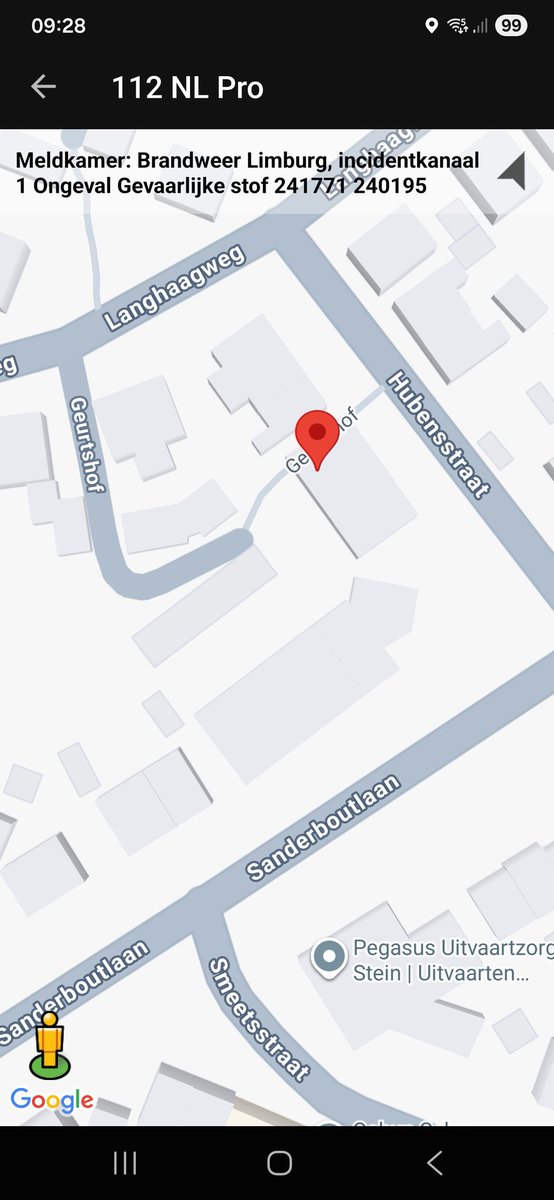 Ongeval gev. Stof in Stein