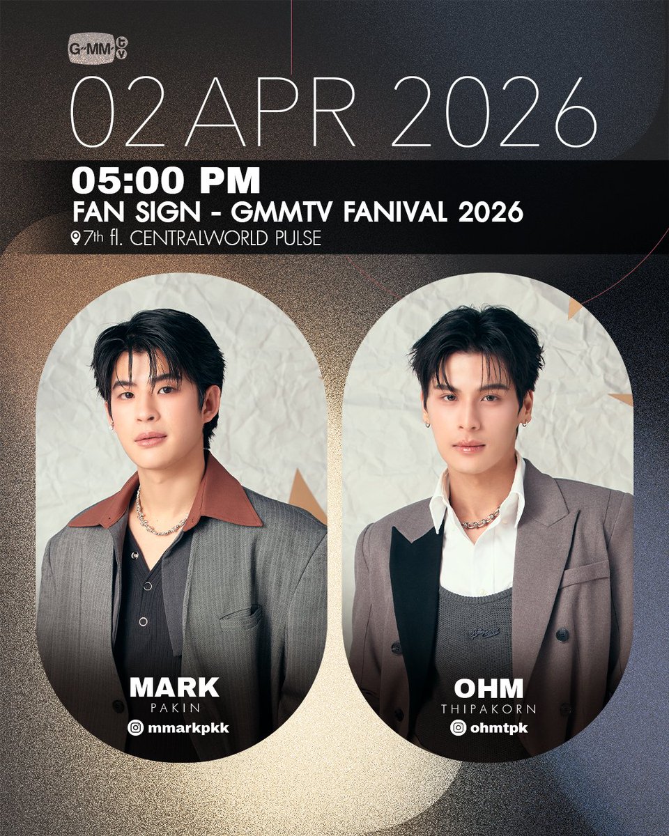 [Update] Artist Events

#GMMTV