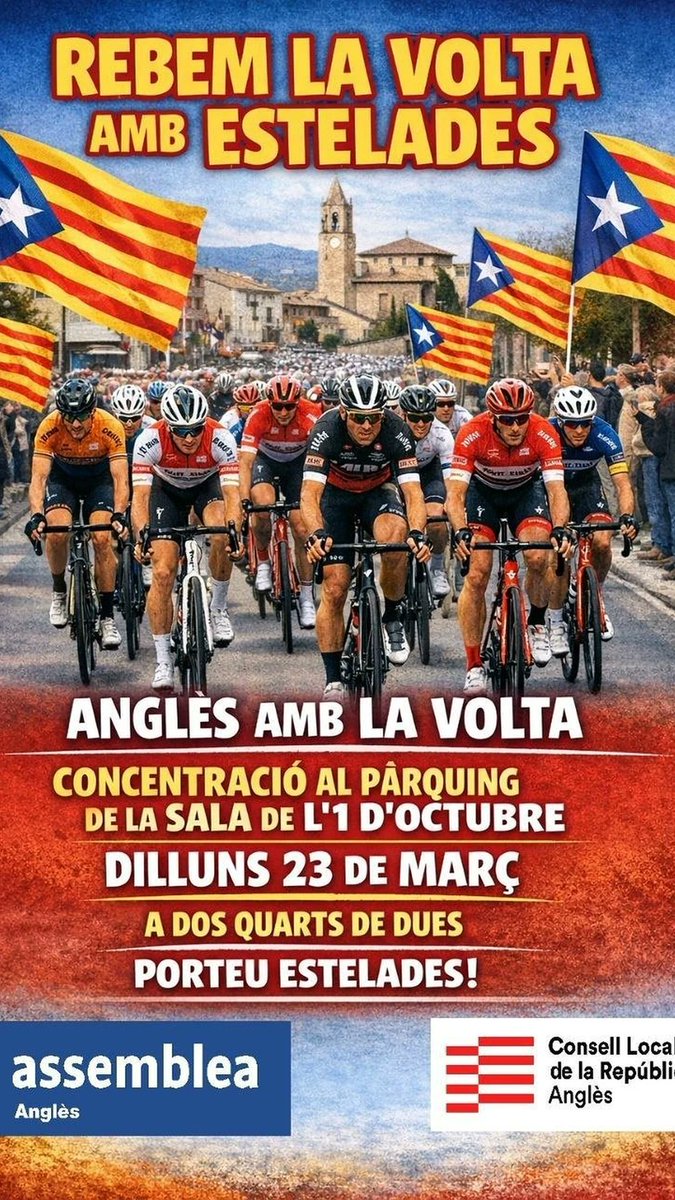 AMERxESTATPROPI's tweet photo. Atenció que això és avui! https://t.co/nkXOEQYJjw