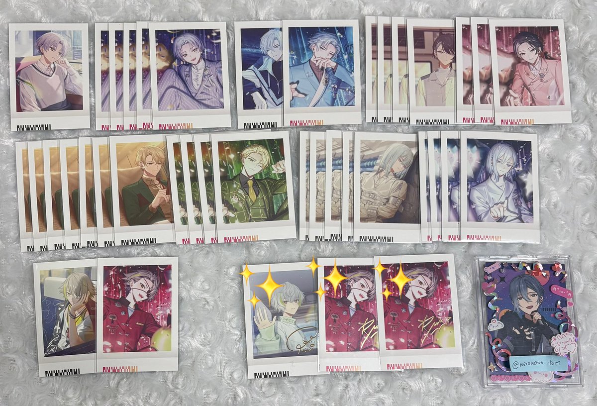 meromeron_tori's tweet photo. エイトリ ぱしゃこれ 交換 

譲 可不可 雪風 宗氏 來人 幾成 糖衣 琉衣

求 Vol.1前凪 後あく太
     Vol.3 同種凪 あく太

1部お声掛け中
複数枚纏めての方優先
ツリーに過去弾添付するためそちらとの交換でも〇
買取も行っております。
検索からでもお気軽にお声掛けください🙇🏻‍♀️ https://t.co/MyaZRF74jt