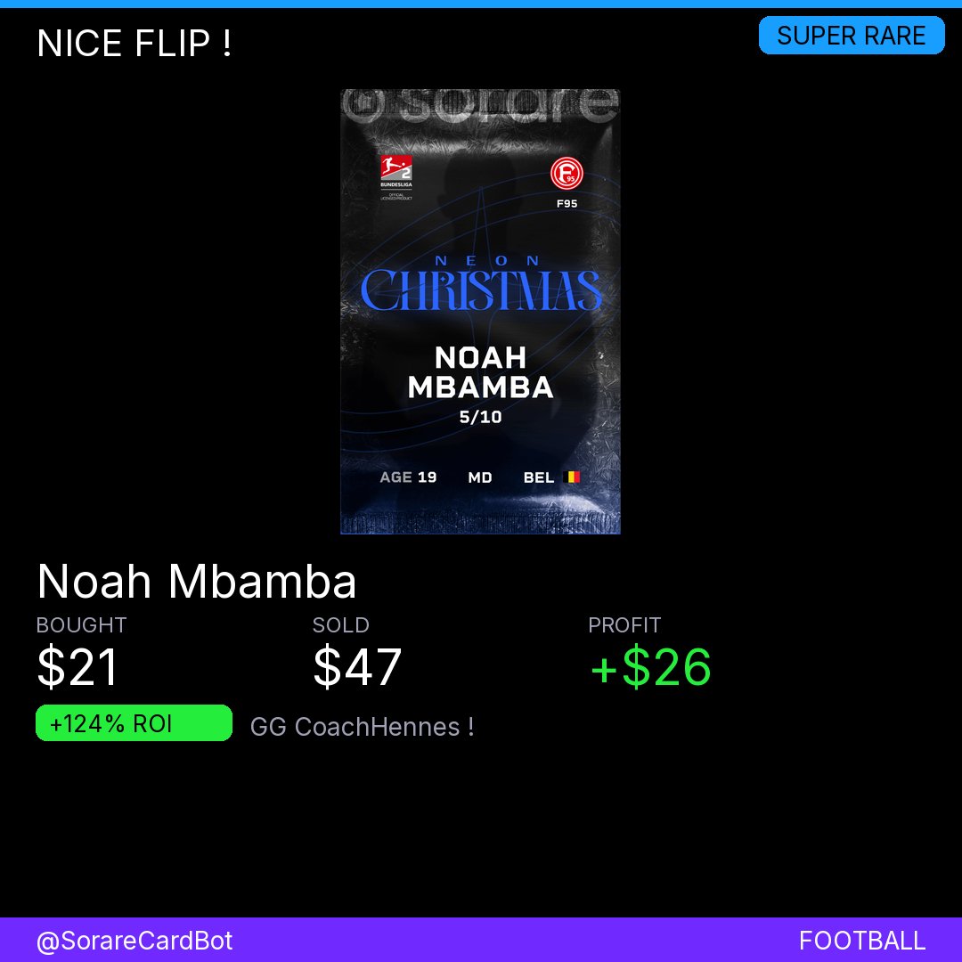 Sorare Alerts tweet media