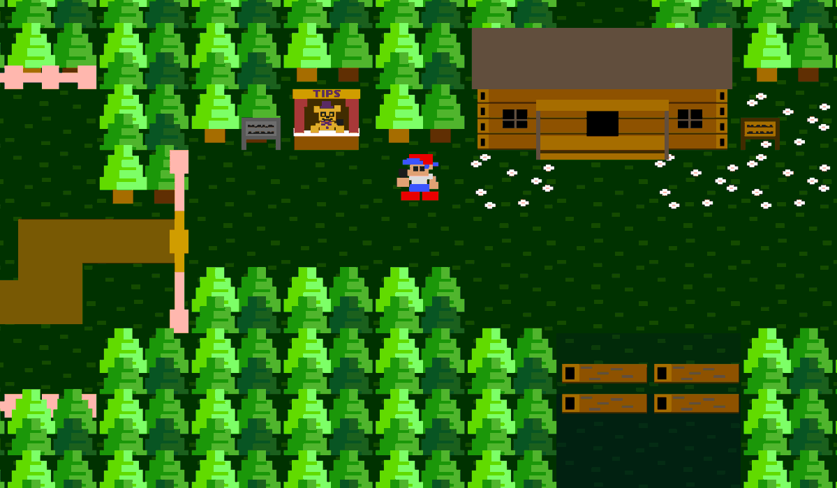 What if... 
Things could look better...?

(Very wip but I've spent a good chunk of the day updating the main overworld's visuals bc I feel it's style has gotten SIGNIFICANTLY better since I started it)