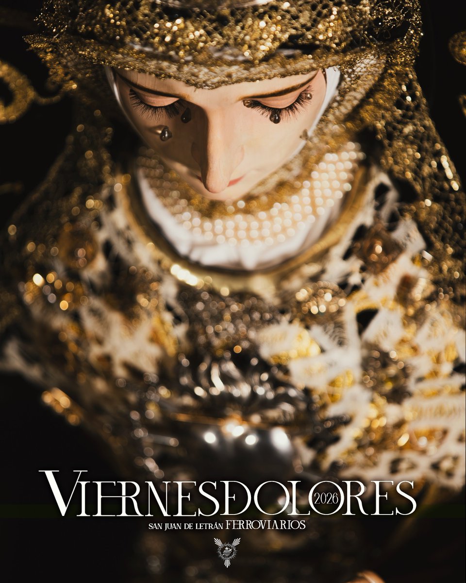 𝗖𝗨𝗟𝗧𝗢𝗦 𝗗𝗘 𝗛𝗘𝗥𝗠𝗔𝗡𝗗𝗔𝗗 | 𝗩𝗶𝗲𝗿𝗻𝗲𝘀 𝗱𝗲 𝗗𝗼𝗹𝗼𝗿𝗲𝘀

El próximo viernes 27 de marzo, nuestra Hermandad celebrará los cultos en honor a nuestros Sagrados Titulares en su sede canónica.