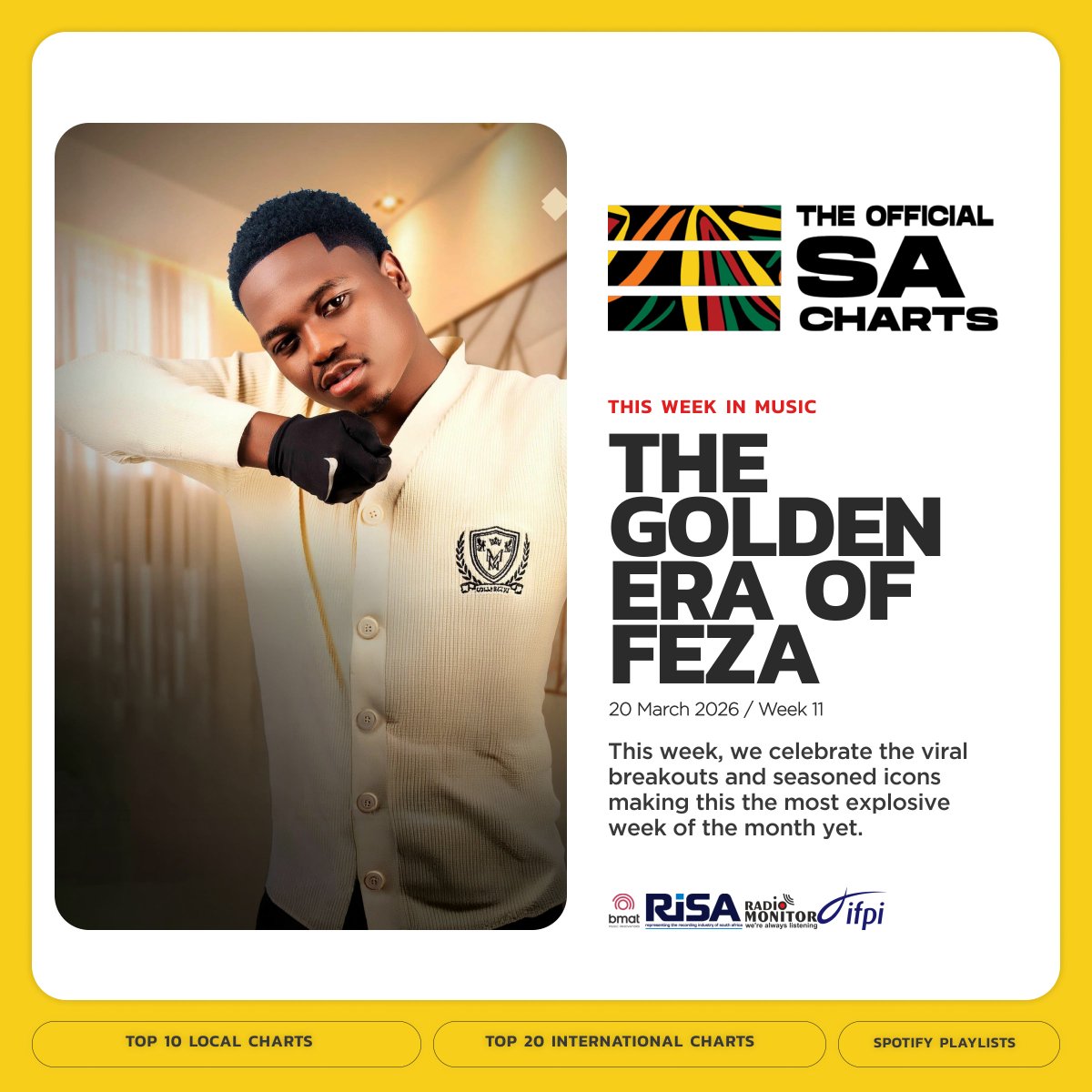 The Official SA Charts tweet media