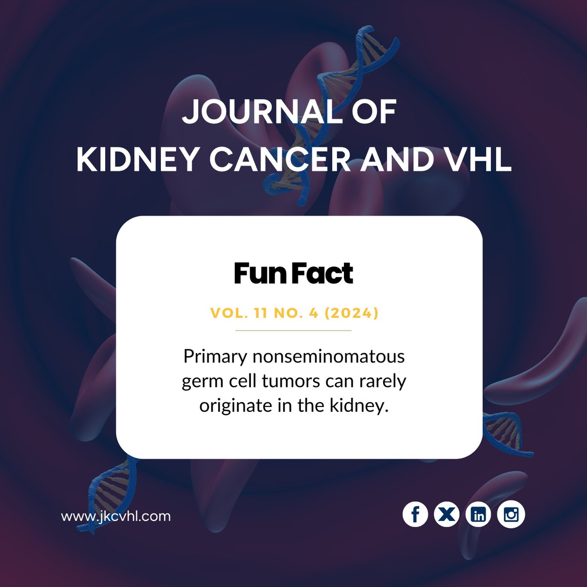 Journal of Kidney Cancer and VHL tweet media