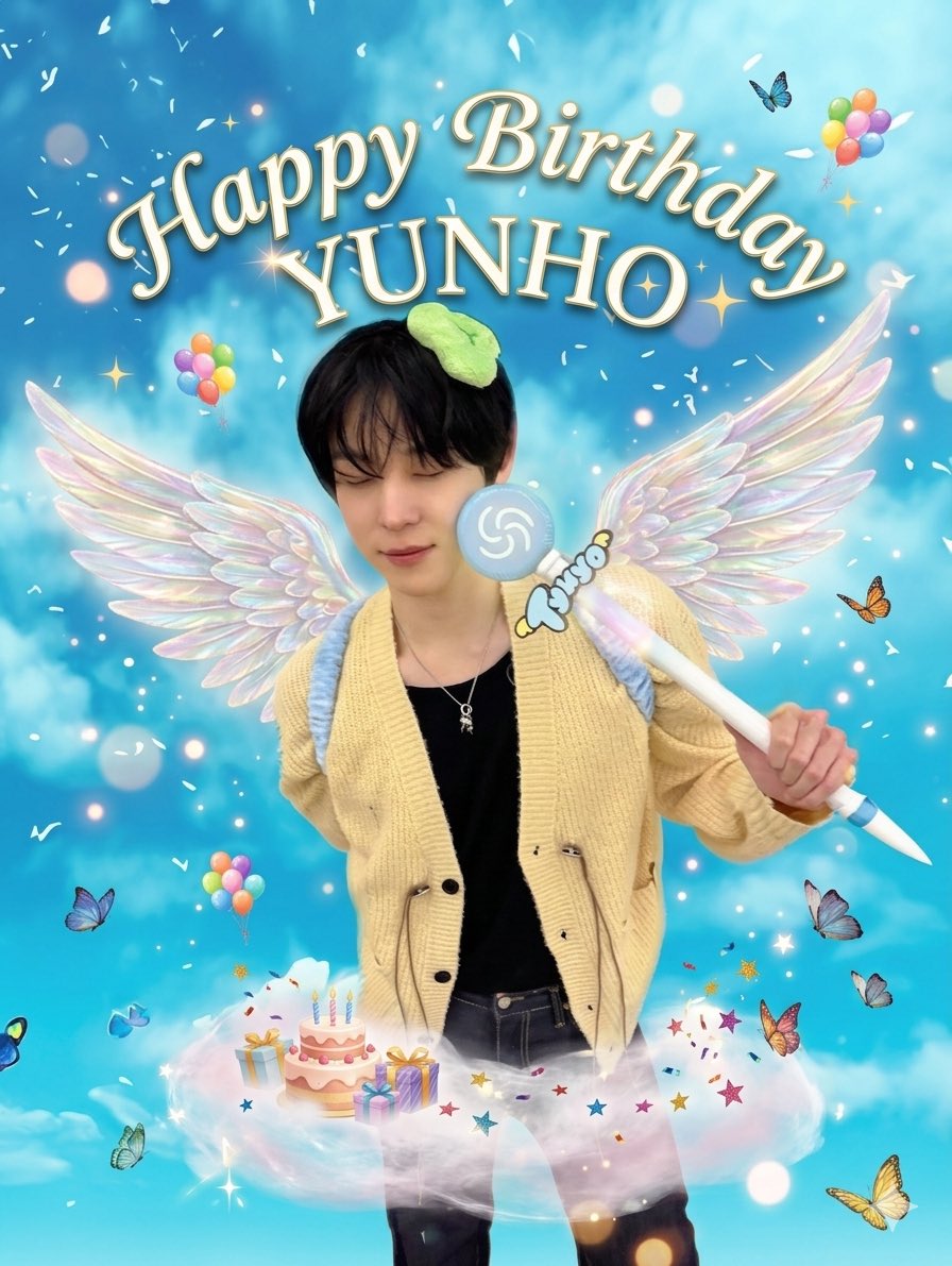 ゆの、お誕生日おめでとう！

優しくてかっこよくて
色んな人に配慮ができて
日本のことを愛してくれる、
そんなゆのが大好き！！！😆💓
時間なさすぎてGeminiさんに
仕上げてもろた😂
#OurHatyuPrinceYunho
#유토피아왕자_윤호_생일하튜
#윤호 #ATEEZ #에이티즈 <a href="/ATEEZofficial/">ATEEZ(에이티즈)</a>