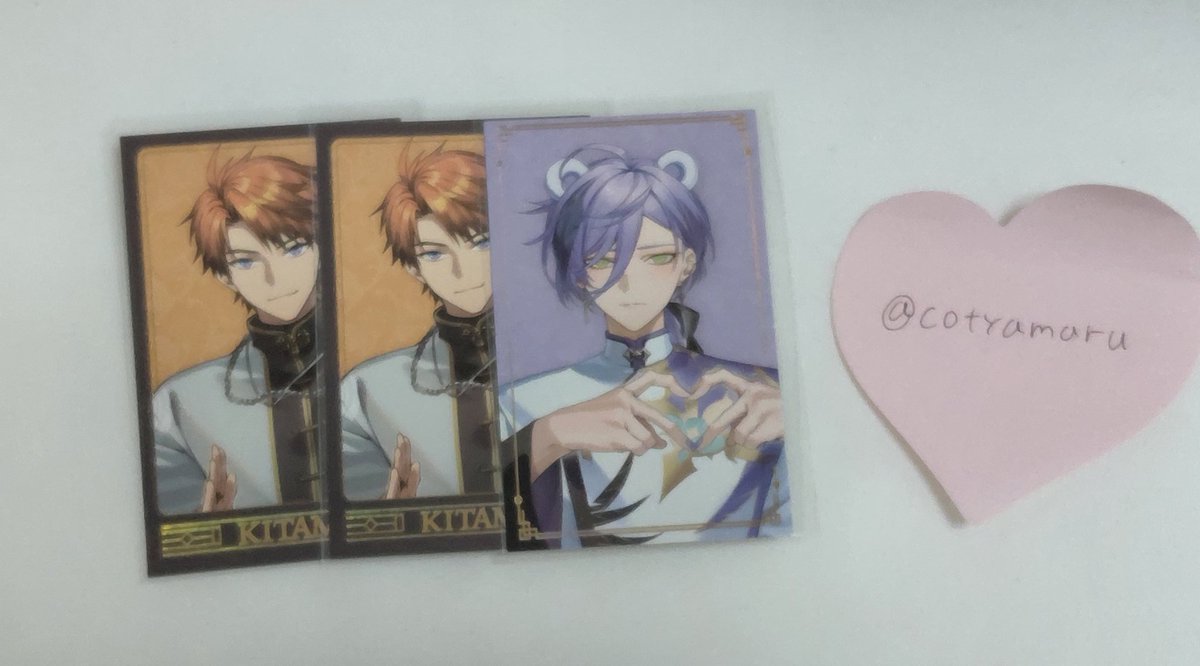 cotyamaru's tweet photo. @smydboy @1 初めまして、検索より失礼致します。
当方の画像のものと2枚目画像もので3:3での郵送交換は可能でしょうか？
難しいと思いますがご検討いただけますと幸いです。よろしくお願いいたします。 https://t.co/W9CIC637V6