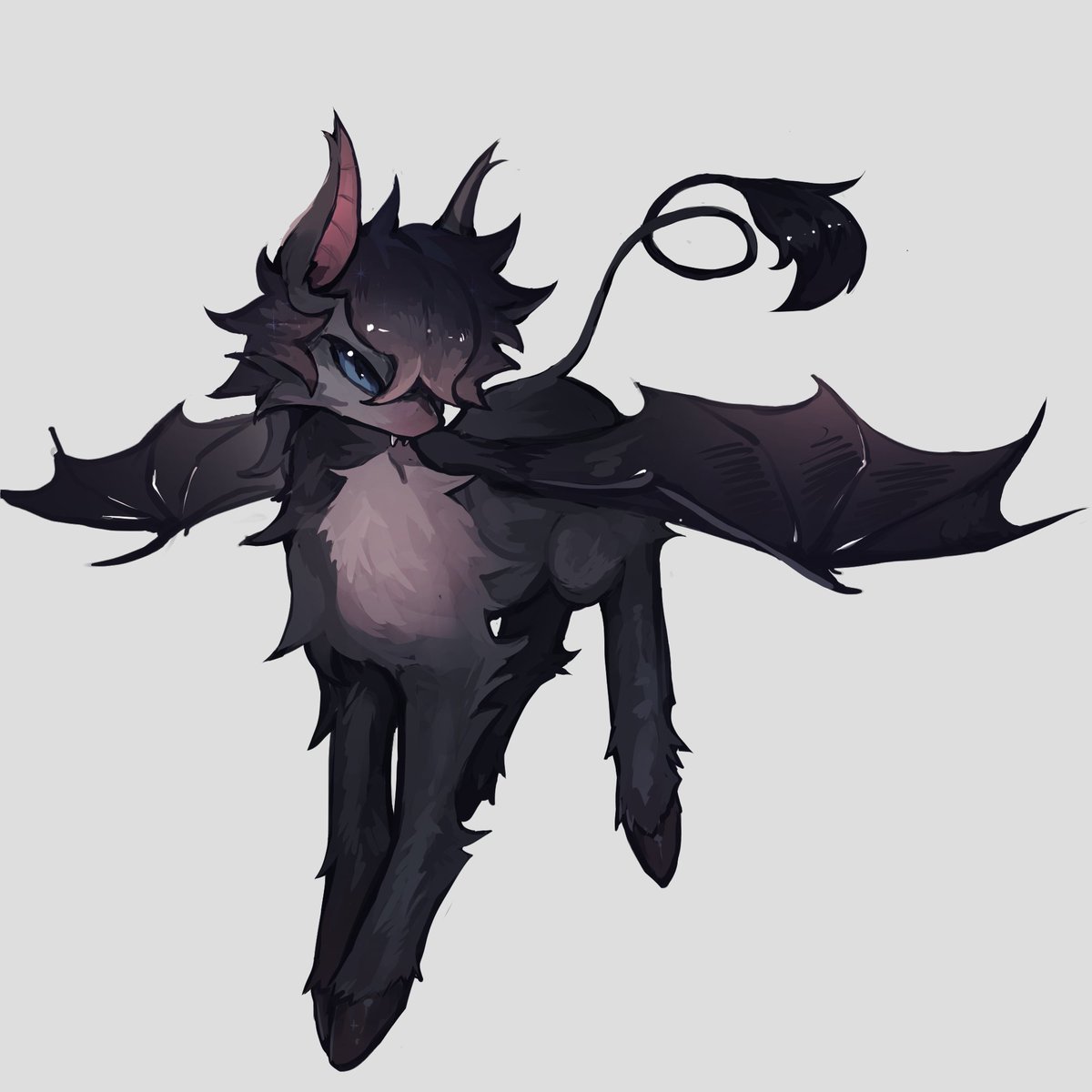 He got a glow up
Still learning how to draw a bat-wings

Abt au: The Sorcerers' school is located near(or in) the Everfree Forest
So Megumi here is having a beef with two Timberwilves (Shiro&amp;Kuro) and I think he'll tame them eventually

#my_little_curse
#megumi #batgumi