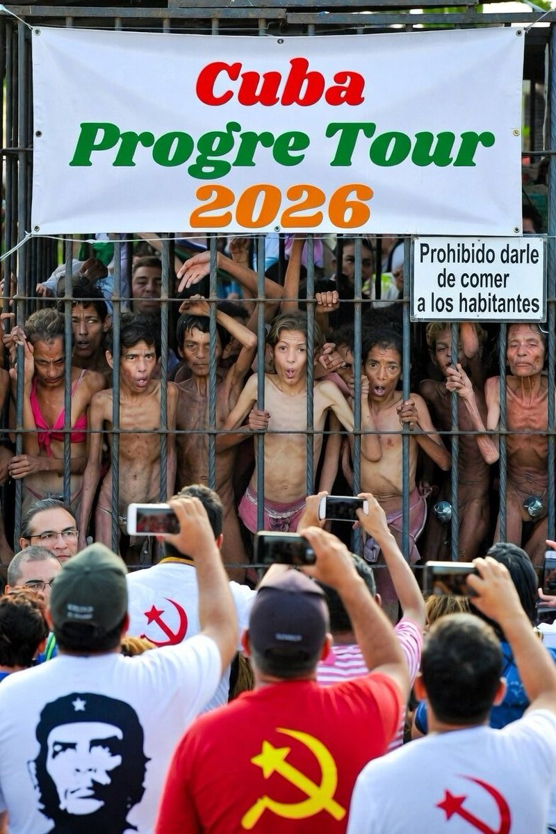 Y mientras tanto en Cuba los izquierdistas globales  van a buscar likes para su cuenta de instagram👇