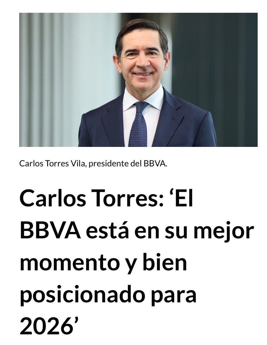 S_MonneyESP's tweet photo. Carlos Torres (@BBVA) cree que si la guerra es corta, tendrá impacto limitado en la economía https://t.co/M14t58Mi2O @BBVA_espana @bbvajubilacion https://t.co/AW8V8EFlCU