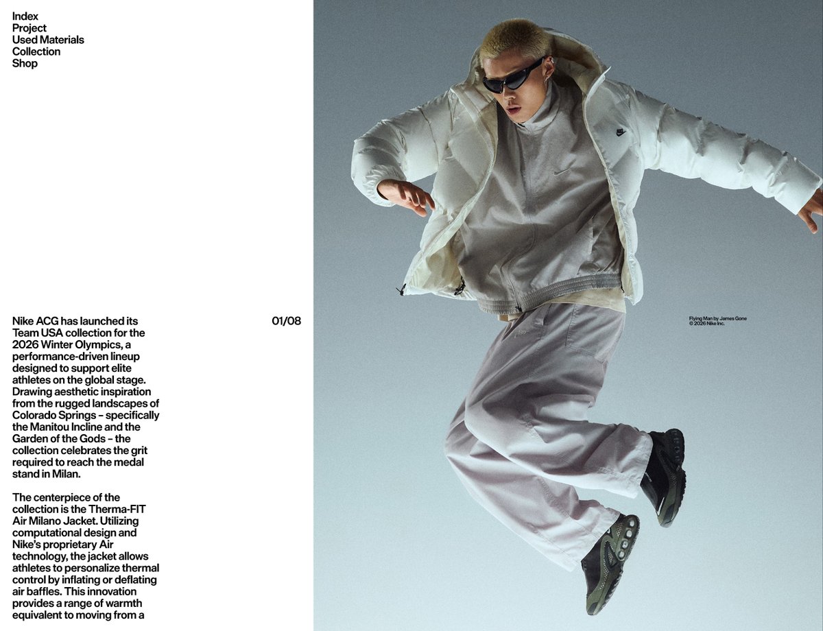 oliver_gareis's tweet image. I designed some fashion-inspired editorial layout concepts for Nike's Thermal Optic collection

↳ Master typography &amp;amp; layout - The foundation of timeless web design. Join 300+ designers inside my 13-hour online course typomonday.com/course 

#typography #design
