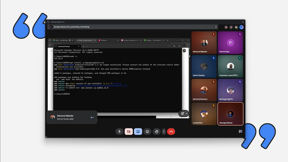 GDG Yaoundé #BuildwithAI tweet media
