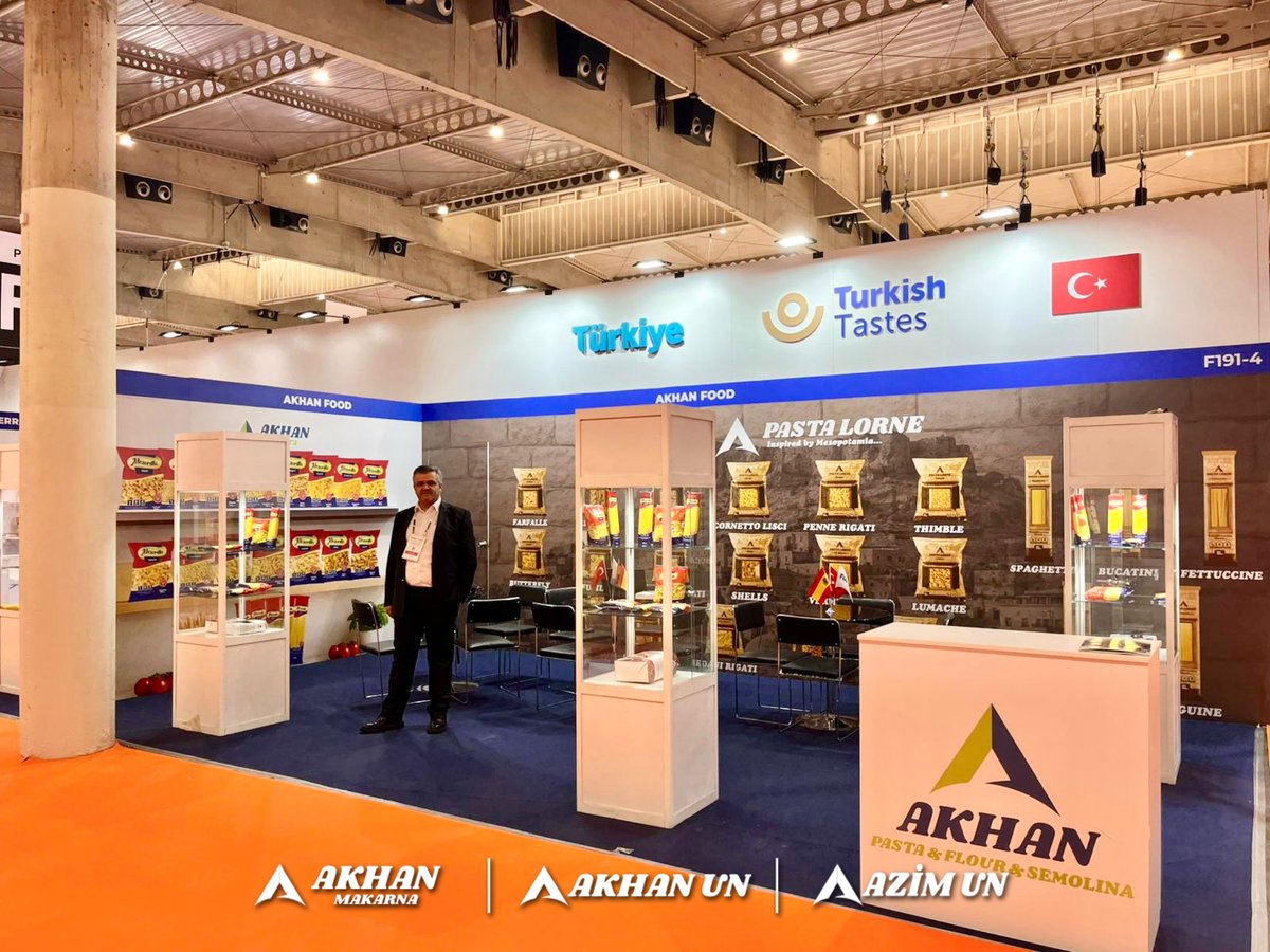 Alimentaria Barcelona’da yerimizi aldık.
Standımız hazır, misafirlerimizi bekliyoruz.

Un ve makarna sektöründeki gücümüzü, geniş ürün portföyümüzle buluşturmak ve yeni iş birlikleri geliştirmek için buradayız.

#AKHAN