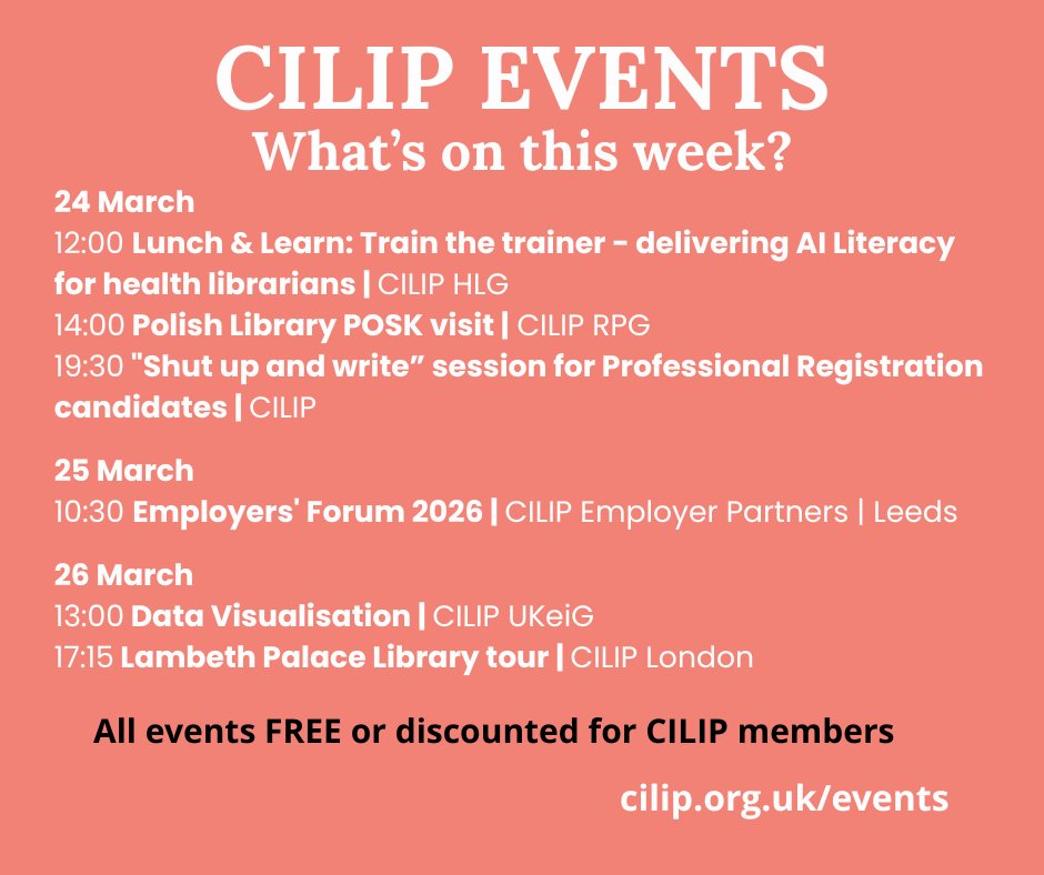 CILIP tweet media