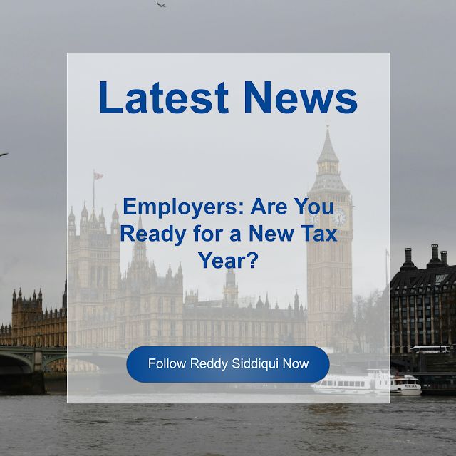 Reddy Siddiqui’s Latest Insights 💡
The 2025/26 tax year ends soon, requiring payroll tasks like final reports and P60s. Need assistance? We'd love to hear your thoughts! 💬
👉🏼 buff.ly/cKQUDct