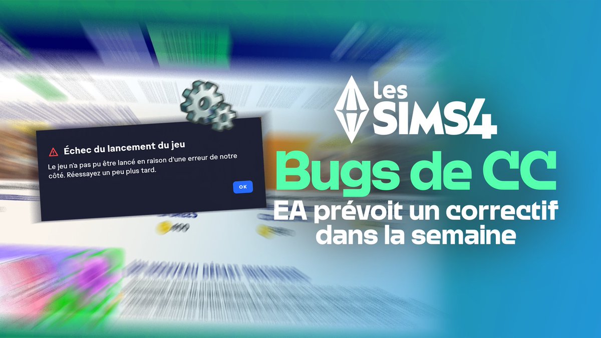 🔧 #LesSims4 : un nouveau correctif attendu dans la semaine après le lancement chaotique du Marketplace

➡️ insidesims.com/articles/les-s…

#LesSims #TheSims #Sims4 #Sims4Update #Sims4DLC #Sims4News #GamingFR #ActuGaming #Gaming #Marketplace