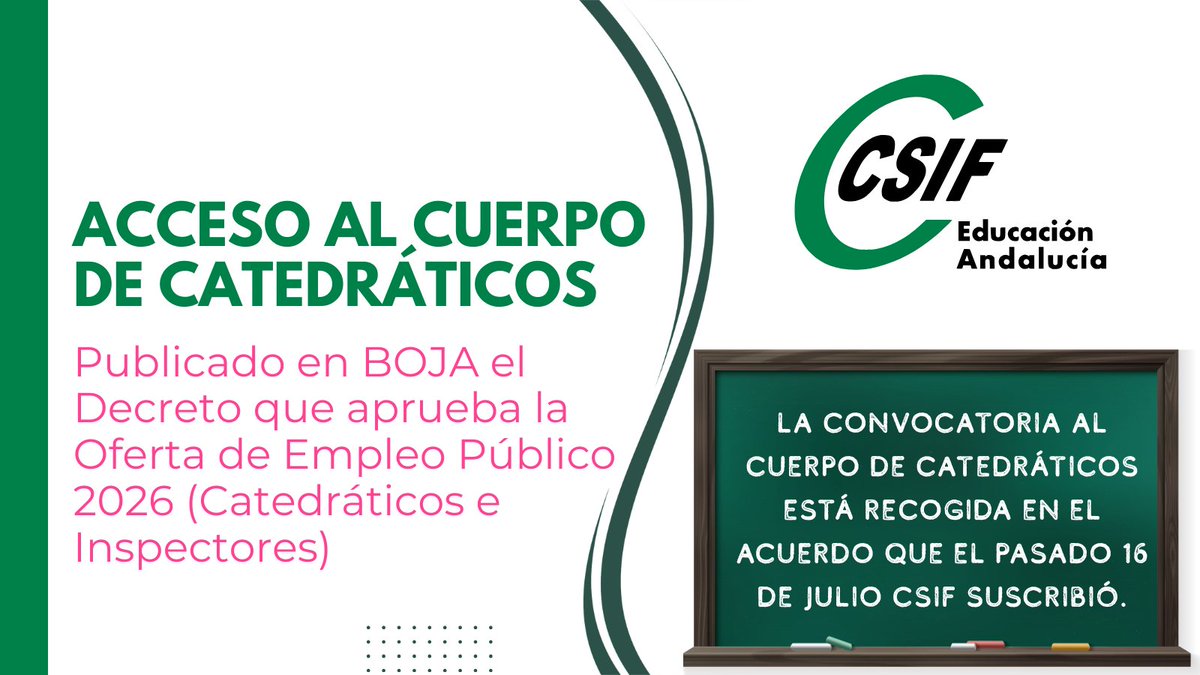 CSIF Educación Andalucía tweet media