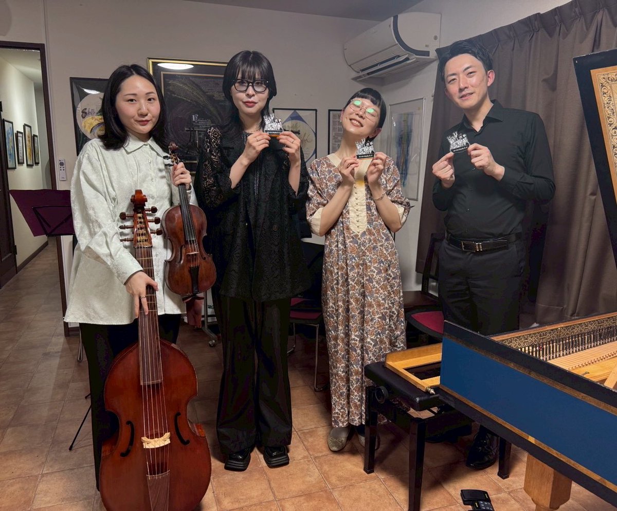GGLinachan's tweet photo. 代々木バラエティパック
〜春のポカポカアーベント

無事おしまい！
あたたかく見守り&amp;盛り上げてださったみなさま、ありがとうございます🧡

演奏会やりたい
専攻外古楽やりたい
お茶飲みたい
ほうとう食べて欲しい

ﾊﾞﾗｴﾃｨに富んだ欲張り企画、楽しかった！ https://t.co/xBYQlchinx