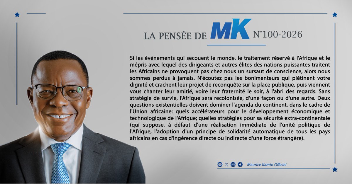 Maurice Kamto tweet media