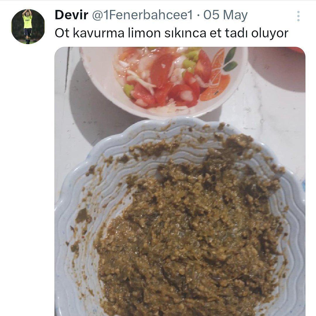 ot kavurma limon sıkınca et tadı oluyor