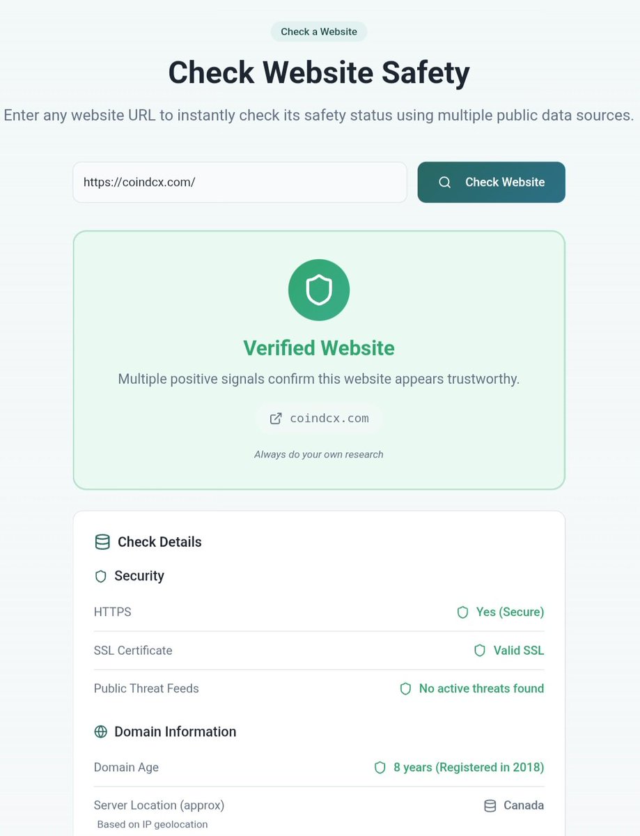 Universal Website Transparency Badge tweet media