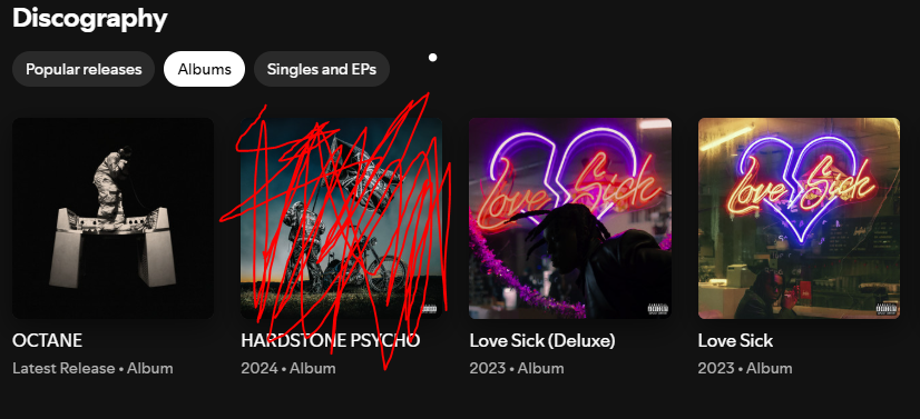 way2pixelated's tweet photo. @blubbermaul1 @Kurrco Don dropped lovesick 3 times and thought we wouldn't notice https://t.co/4IRJnvghCj