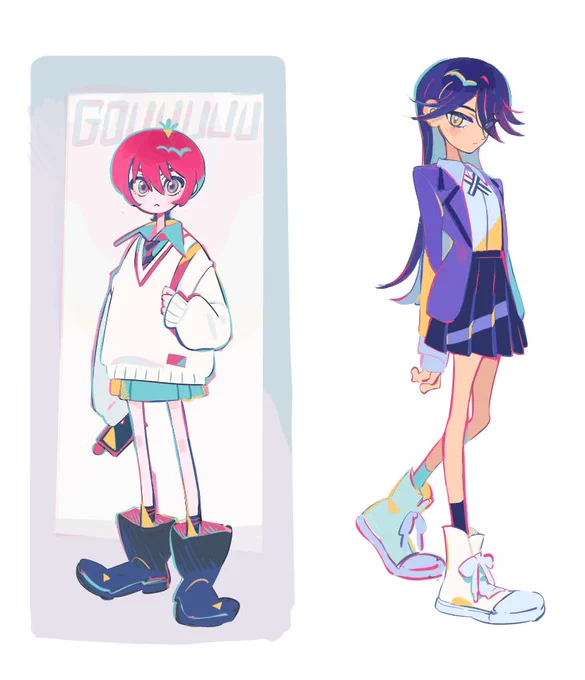 Old doodle from last year #GQuuuuuuX