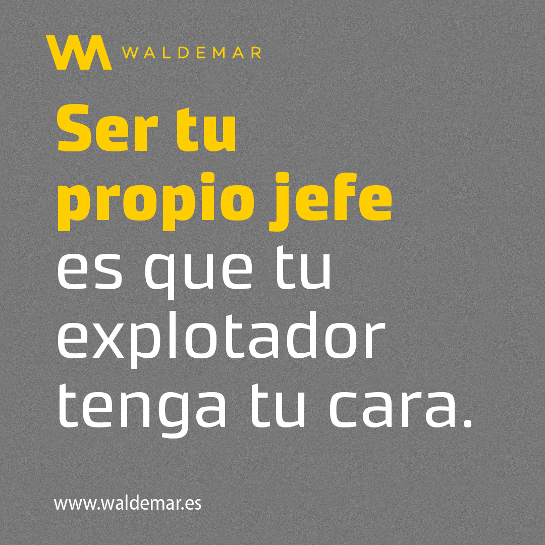 waldemarEstudio's tweet photo. "Ser tu propio jefe es que tu explotador tenga tu cara"

Miércoles 25 a las 9:00h, nuevo vídeo en mi canal de youtube.
"NO ESTUDIOS DISEÑO, o sí" https://t.co/YJe8dIaodY
