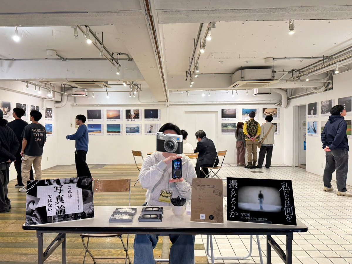 卒展1日目開場しております✨️
皆様のお越しをお待ちしております📸