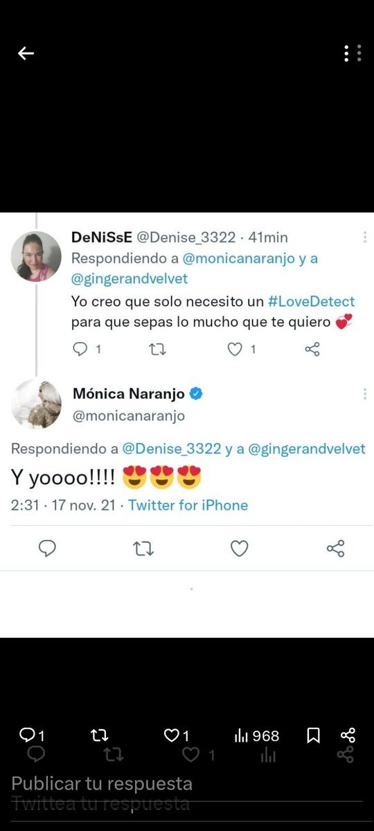 Denise_3322's tweet photo. @monicanaranjo  ❤️ dónde estas @monicanaranjo aquí lo mucho que nos queremos tú eres mi gran tesoro !! https://t.co/XJjE168ikM