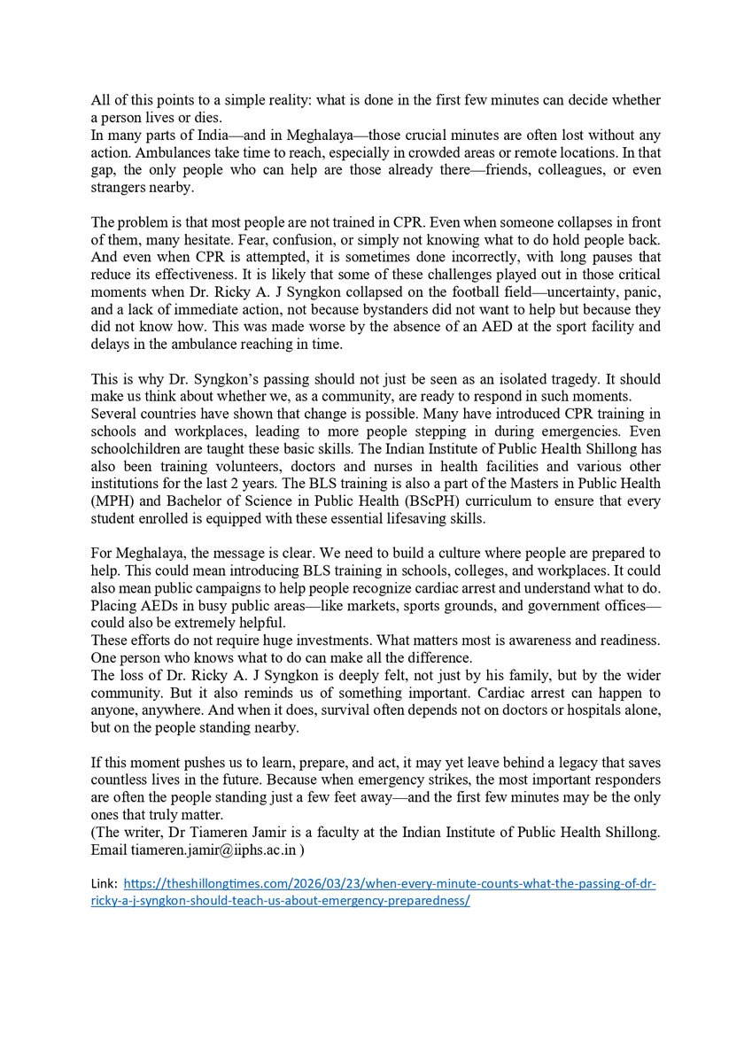 Indian Institute of Public Health Shillong tweet media