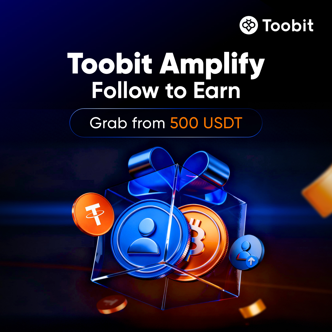 Toobit_official's tweet photo. 🚀 Ready to grow with us? Follow @Toobit_official  on X, join us on Telegram, and start earning exciting rewards today! It's that simple, grow with us! 

Join 👉

#ToobitGrowth #FollowToEarn https://t.co/TEAuSk39AJ