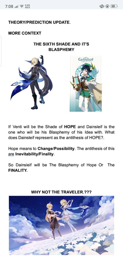 ara | Venti and Paimon are siblings.#01 tweet media