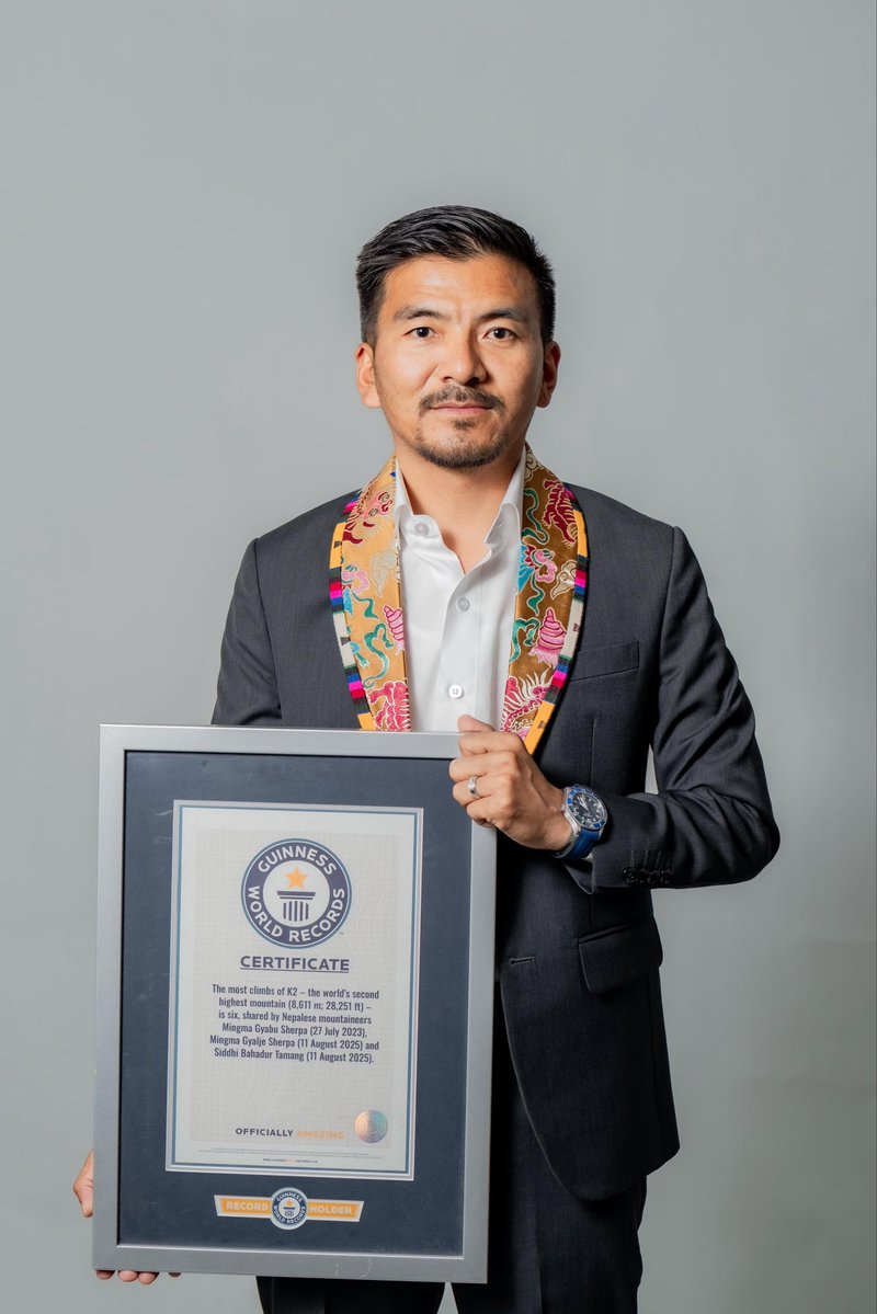 Nirmal Purja MBE tweet media