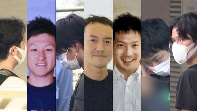 females_db_park's tweet photo. ▼性犯罪教員グループ7名の状況

澤田大樹（３４）→ 懲役３年執行猶予５年
柘野啓輔（４１）→ 懲役３年執行猶予５年
和田(旧姓森山)勇二（４２）→求刑4年
小瀬村史也（３７）→未
水藤翔太（３４）→未
石川勝也（２８）→未
甲斐海月（２７）→未 https://t.co/XJVC5MU2Oj
