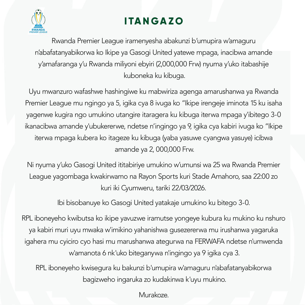 Rwandan Footy 🇷🇼 tweet media