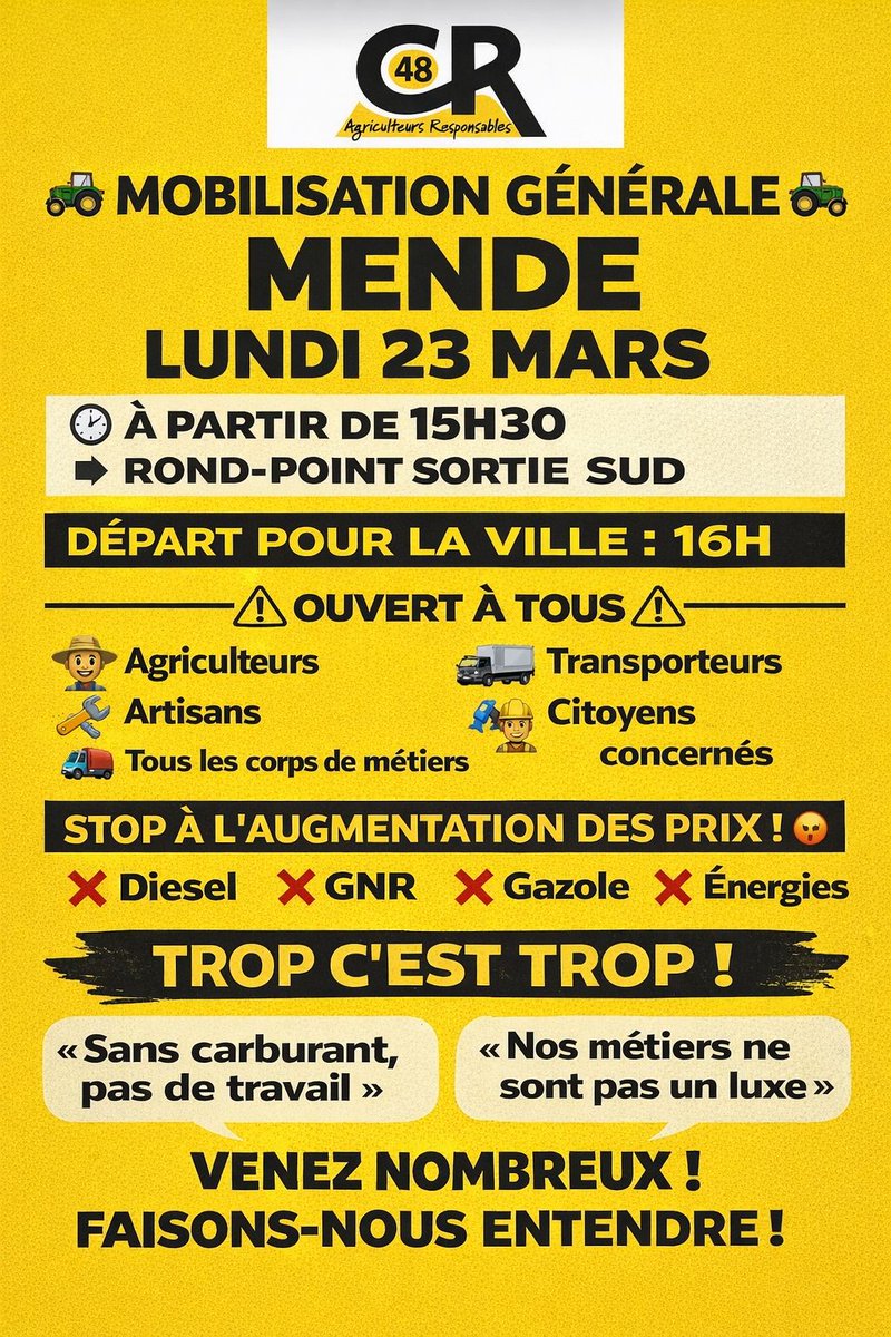 Coordination Rurale tweet media