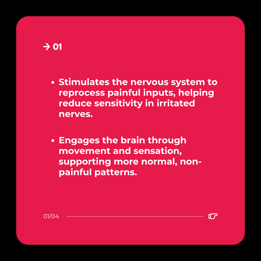 rapidnfr's tweet photo. 👉 Sciatica isn’t always just a pinched nerve, inflammation can be part of the problem too. Swipe to learn more.

#manualtherapy #paineducation #movementscience #softtissue #therapistlife #massagetherapist #mobility #rapidneurofascialreset #sciaticarelief https://t.co/nCNEeWBrEM