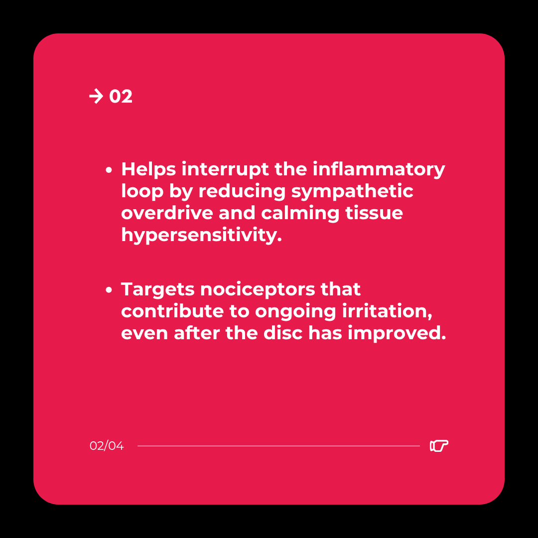 rapidnfr's tweet photo. 👉 Sciatica isn’t always just a pinched nerve, inflammation can be part of the problem too. Swipe to learn more.

#manualtherapy #paineducation #movementscience #softtissue #therapistlife #massagetherapist #mobility #rapidneurofascialreset #sciaticarelief https://t.co/nCNEeWBrEM