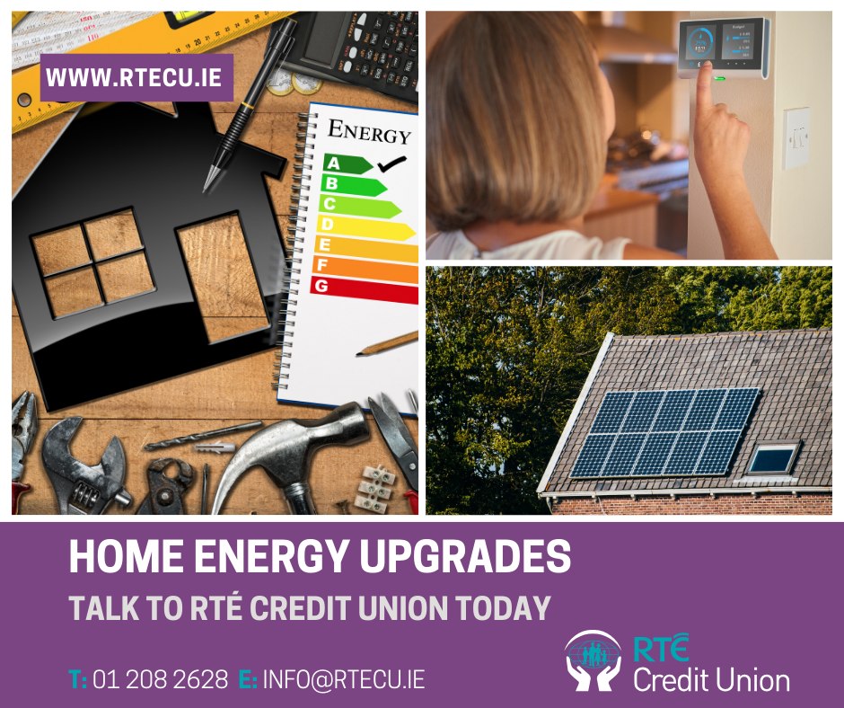 RTE_CU's tweet photo. 🌿 Thinking of upgrading your home’s energy efficiency this spring?

From solar panels ☀️ and heat pumps 🔥 to insulation, new windows &amp; doors — our Green Loan can help you spread the cost and make your home warmer, smarter and more energy efficient.

🌐 https://t.co/BdfzLuvFgR https://t.co/hFqgQcgVws