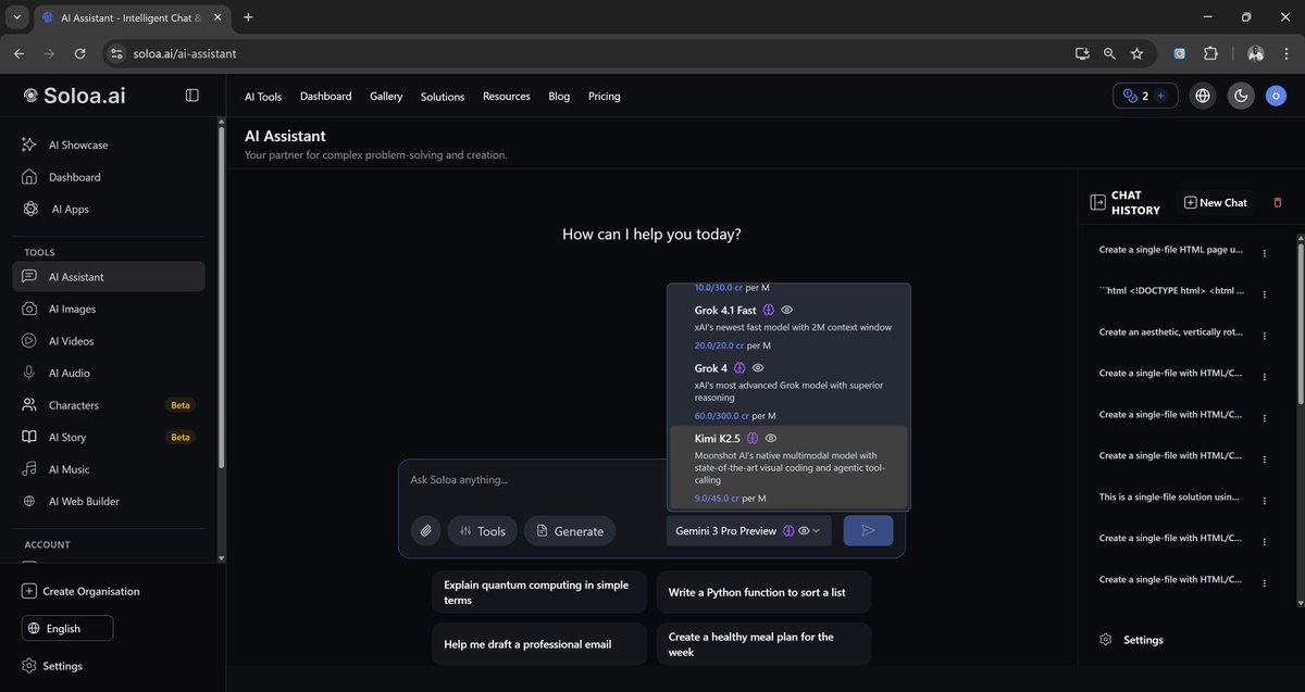 Soloa AI tweet media