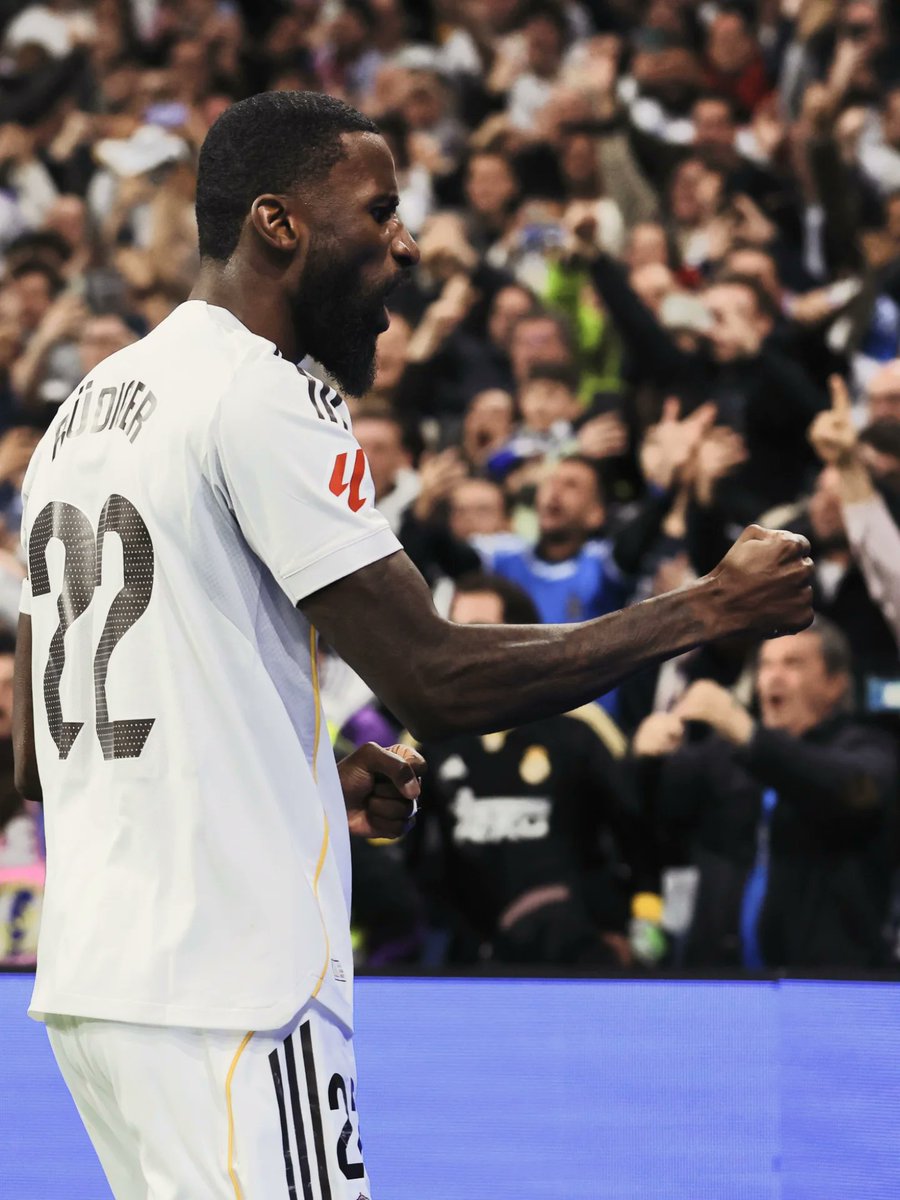 RealSyntaax's tweet image. Rudiger after the Derby win.
  "Madrid is white ... 🤍 Gracias Madridistas! Your energy pushed us to those 3 points. 🔥" #Hustle #AlwaysBelieve #alhamdulillah