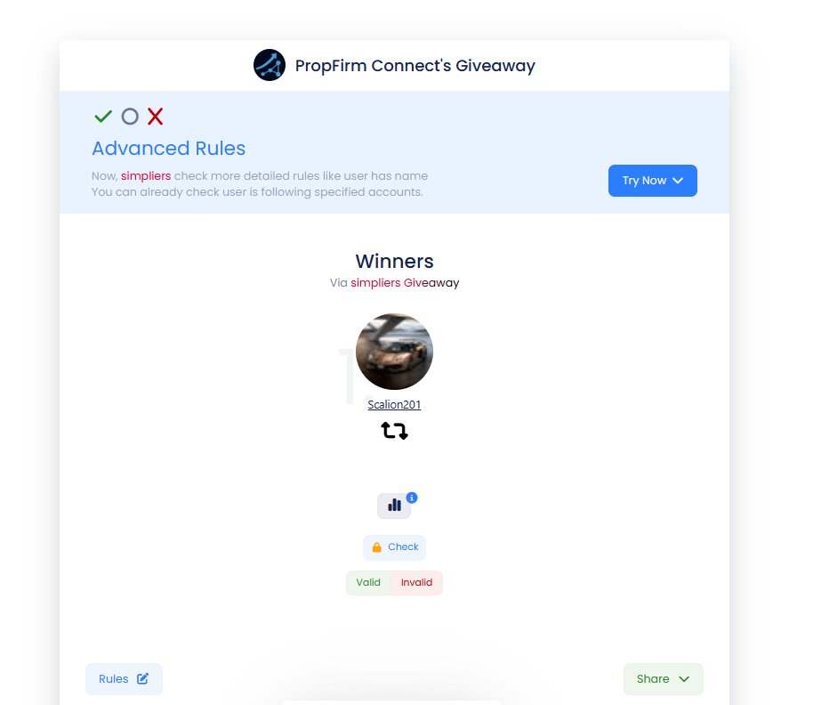 PropFirm Connect tweet media