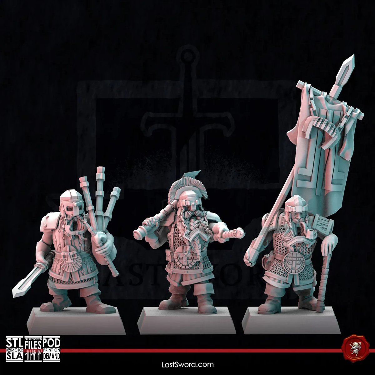 LastSwordMinis's tweet photo. Dwarven Halls: Dwarf Clan Warriors
Equipped with a wide array of weapons ready for use, the most common of dwarven warriors is a formidable enemy to all who face them.
https://t.co/28c3GJskzg
-
#dwarfs #dwarvenhalls #the9thage #warhammer #aos #3d #dnd #lastswordminiatures https://t.co/QYs1VTl5Vt