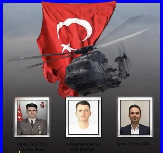 🇹🇷Katar’da meydana gelen helikopter kazasında şehit düşen askerimize ve ASELSAN personellerimize Allah’tan rahmet, ailelerine ve sevenlerine sabırlar diliyorum. Milletimizin başı sağ olsun.🇹🇷