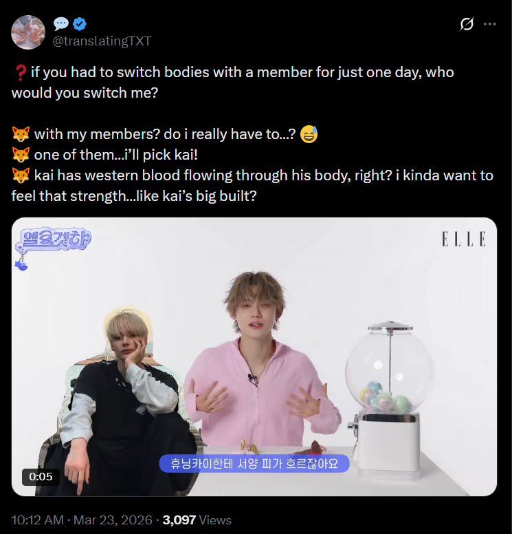 hueningkai 4 u tweet media